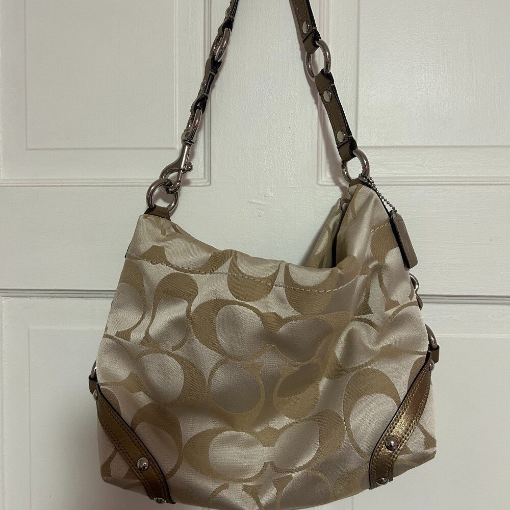 Coach Gold Hobo Bag